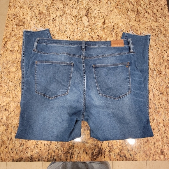 Madewell‎ 10" High Waist Skinny Jeans In Rizzo Size 35 - Picture 7 of 10